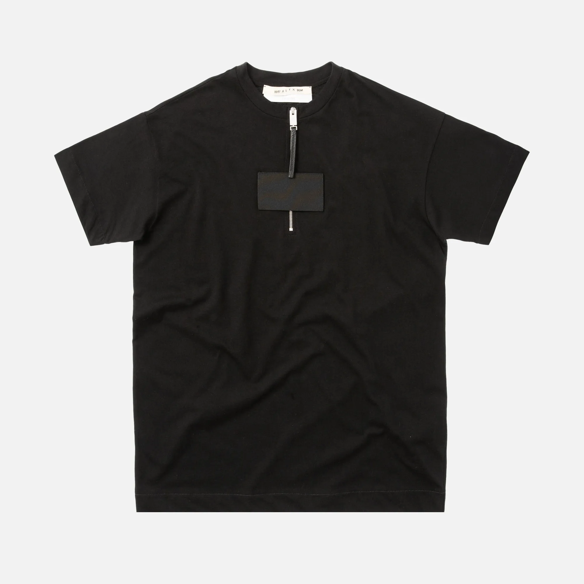 1017 Alyx 9SM Zip Front Collection Tee - Black