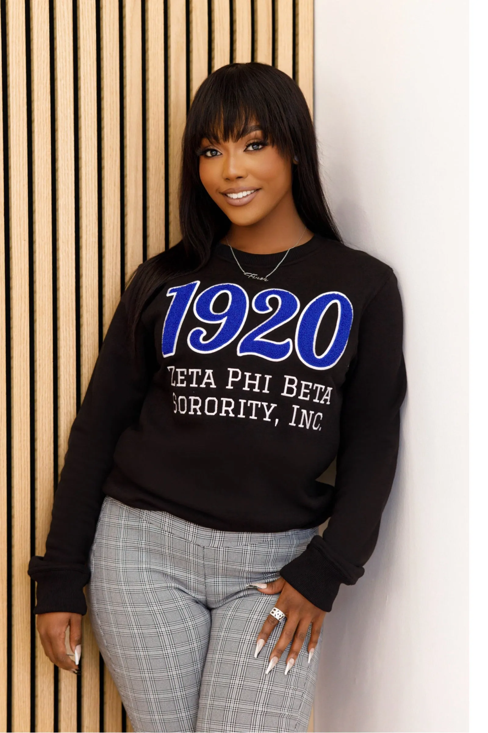 1920 Z Phi B Chenille Sweatshirt