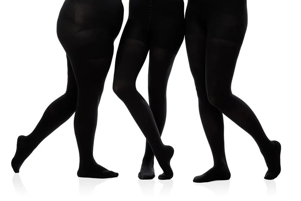 20-30 mmHg: Solid Compression Tights (Nylon)