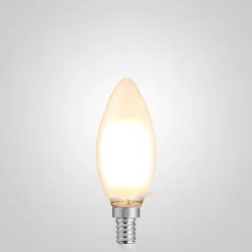 4W Candle LED Bulb E12 Frost in Warm White