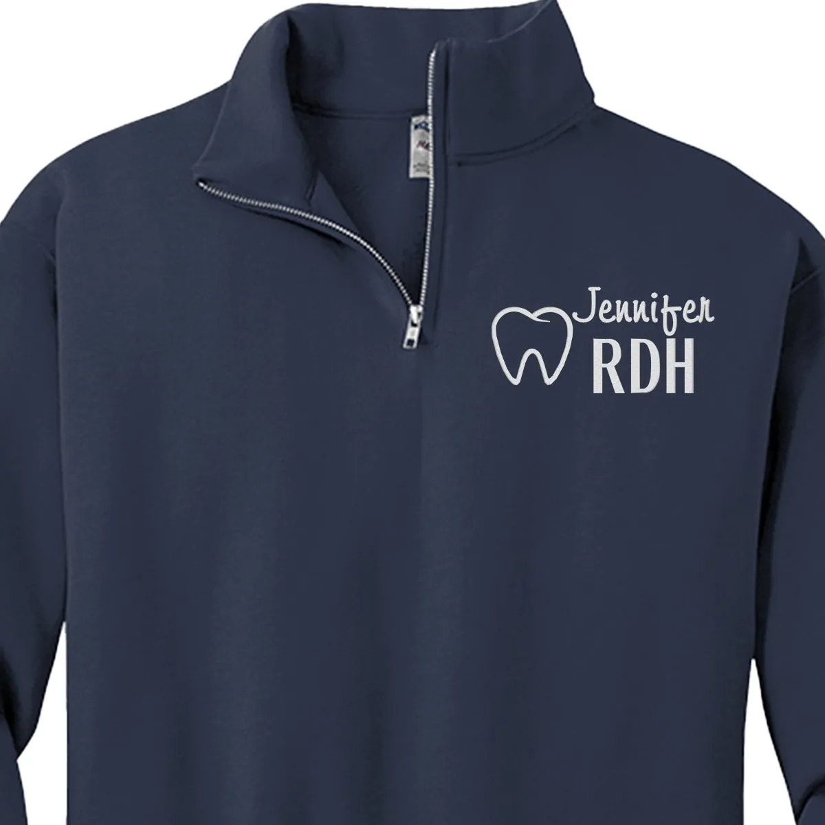 995M | Personalized 1/4 zip  RDH Sweatshirt - Unisex Sizing