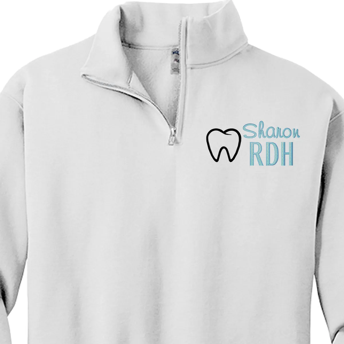 995M | Personalized 1/4 zip  RDH Sweatshirt - Unisex Sizing