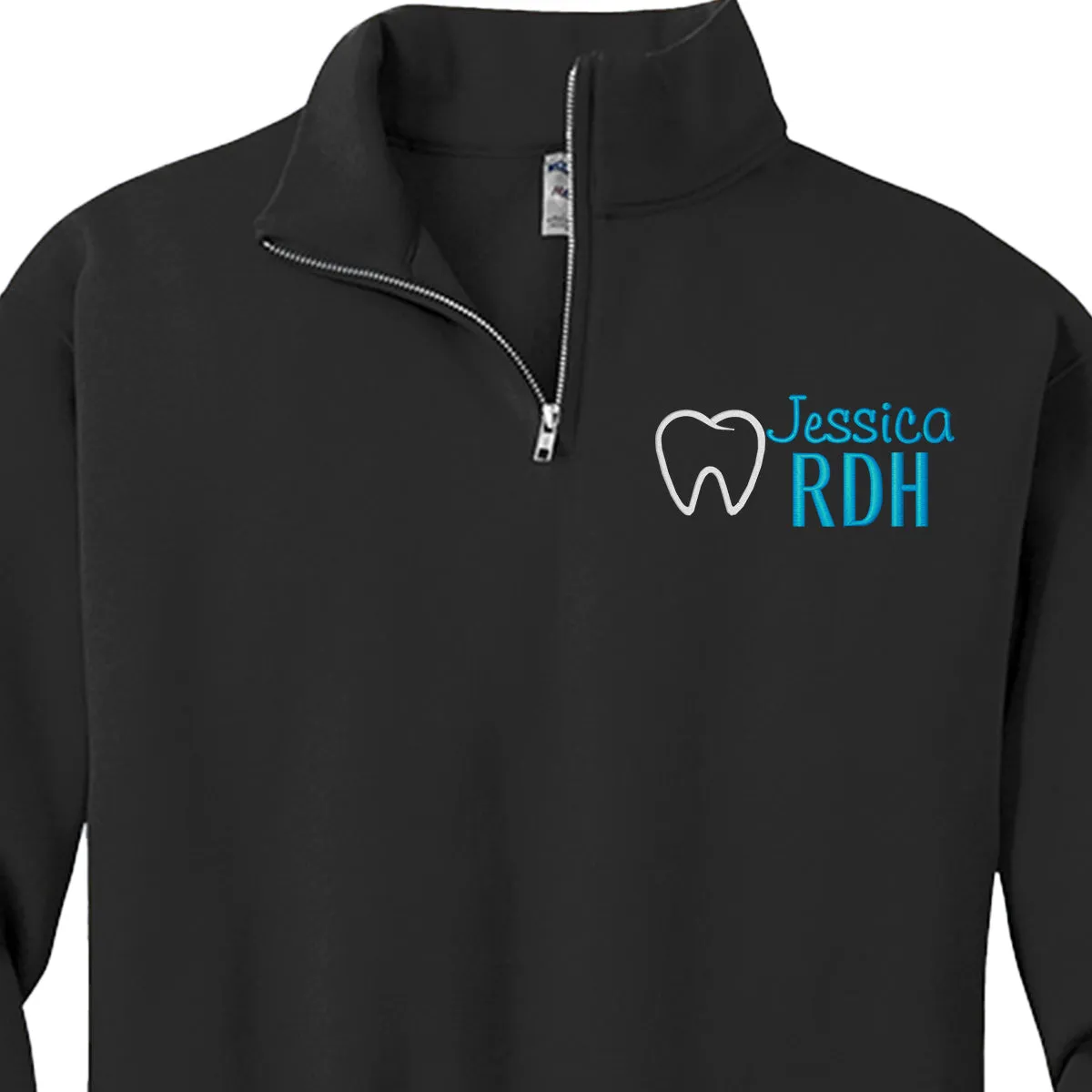 995M | Personalized 1/4 zip  RDH Sweatshirt - Unisex Sizing