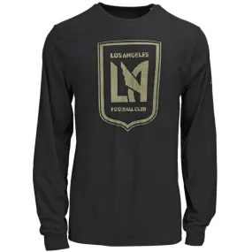 adidas Men's LAFC Long Sleeve Tee Black/Gold