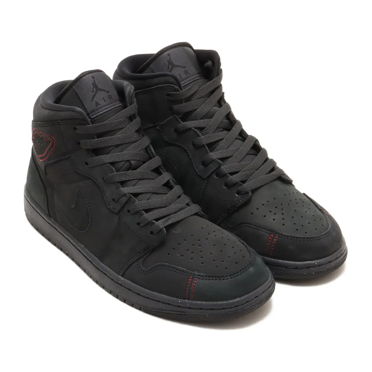 Air Jordan 1 Mid Craft (Dark Smoke/Varsity Red)