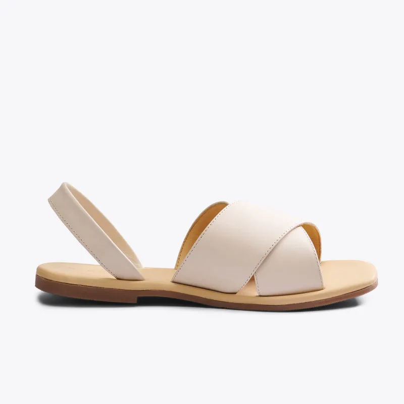 All-Day Cross Strap Sandal Bone