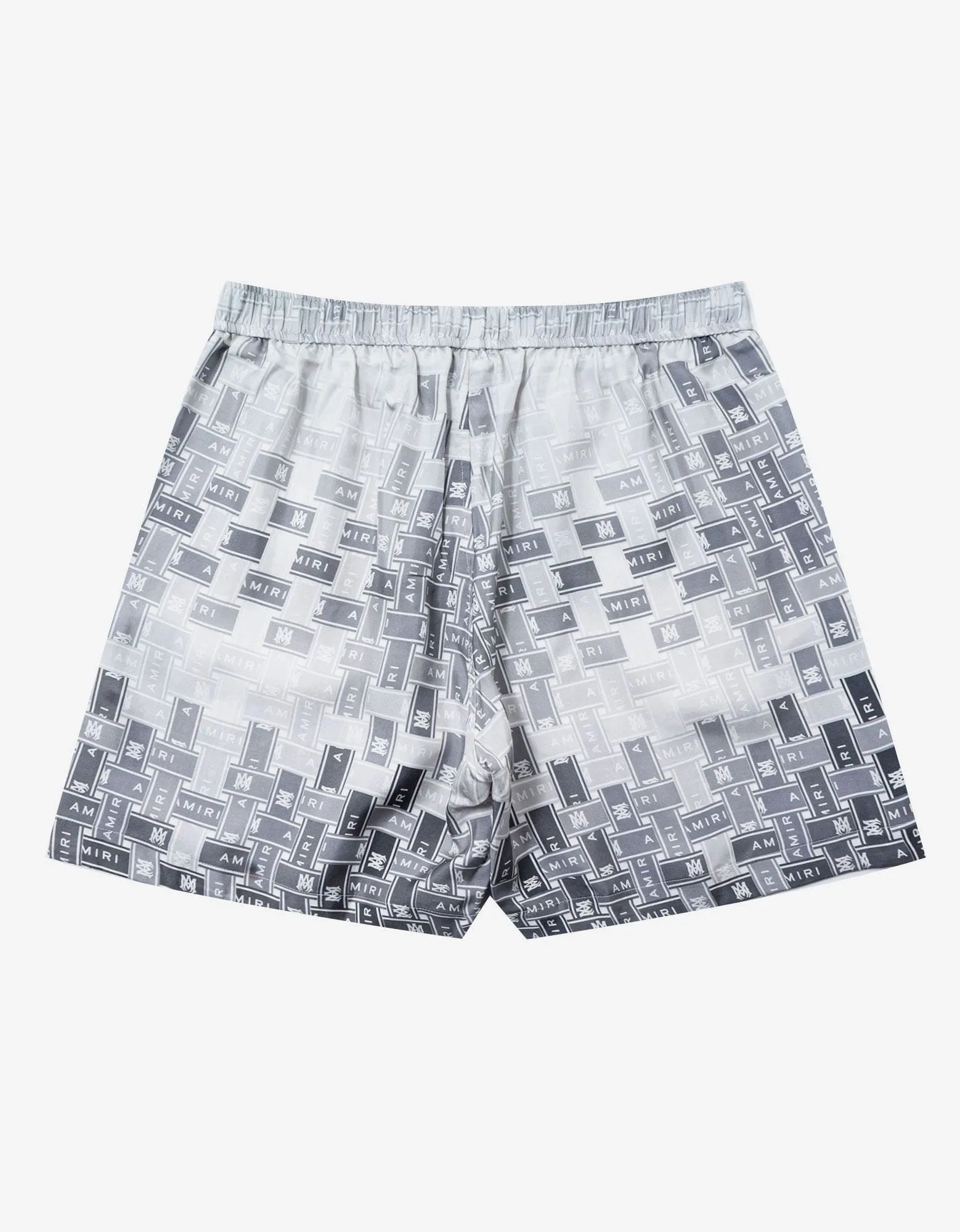 Amiri Grey Gradient Tape PJ Shorts