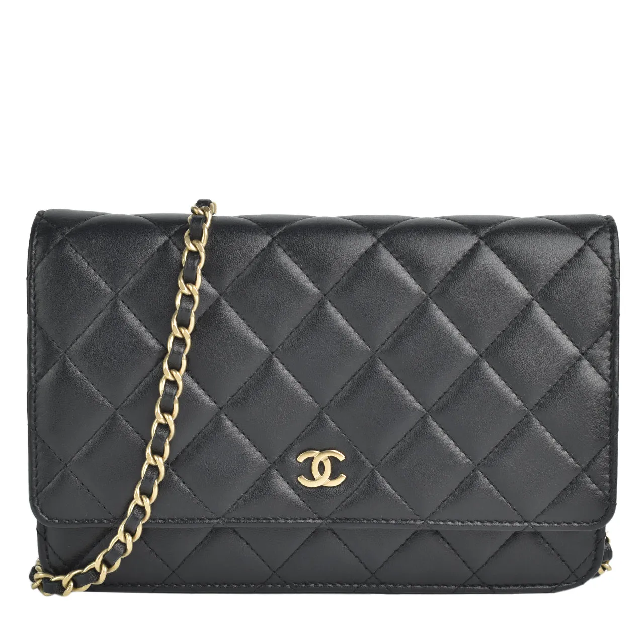 AP0250 Classic Black Lambskin WOC GHW