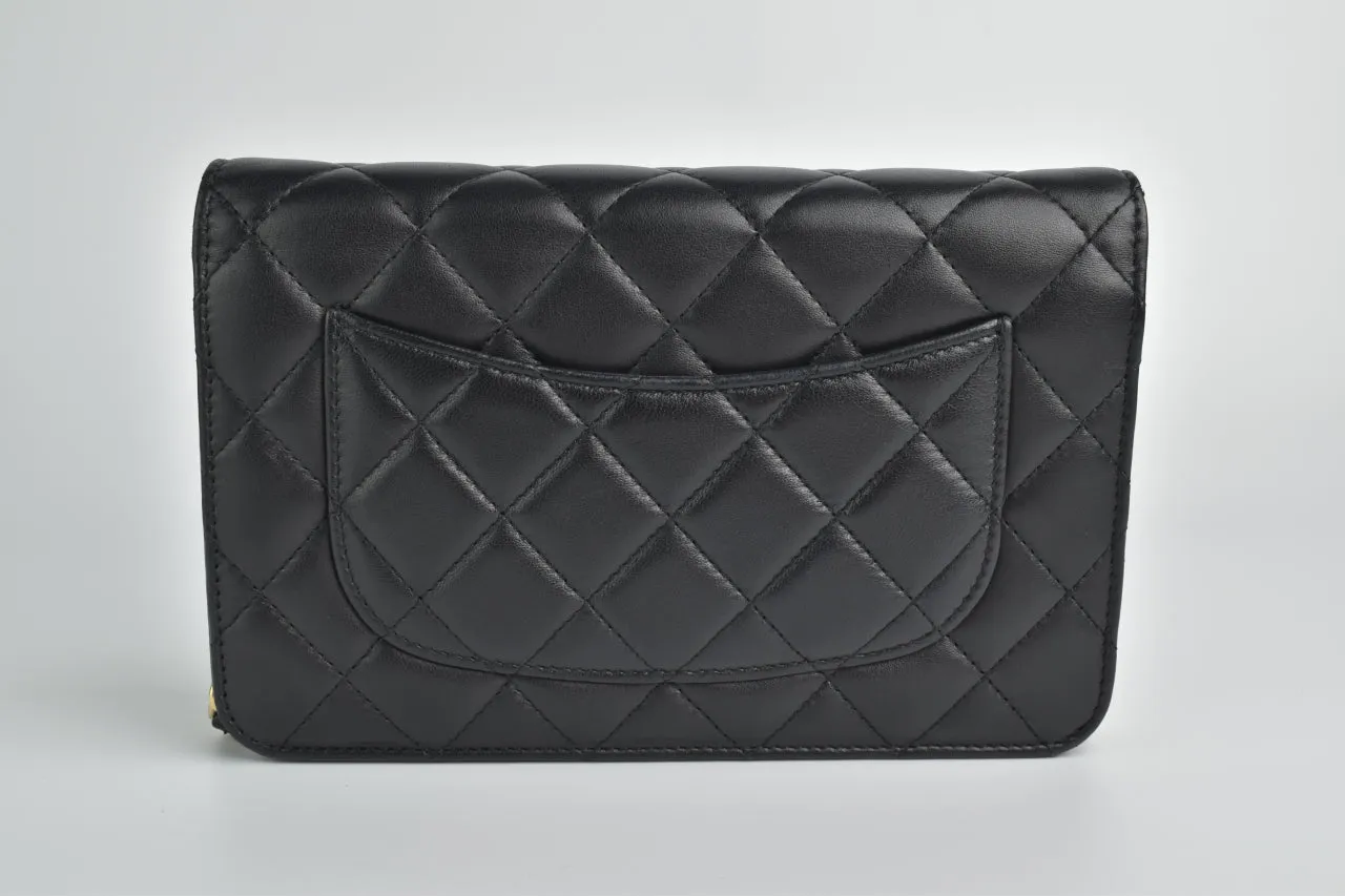 AP0250 Classic Black Lambskin WOC GHW