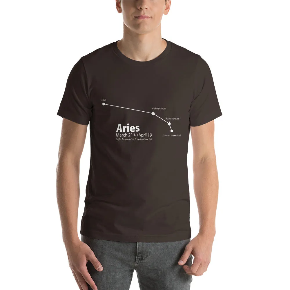 Aries Constellation Short-Sleeve Unisex T-Shirt