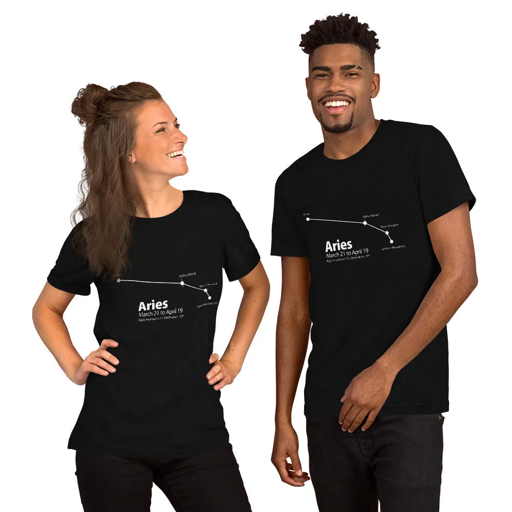 Aries Constellation Short-Sleeve Unisex T-Shirt