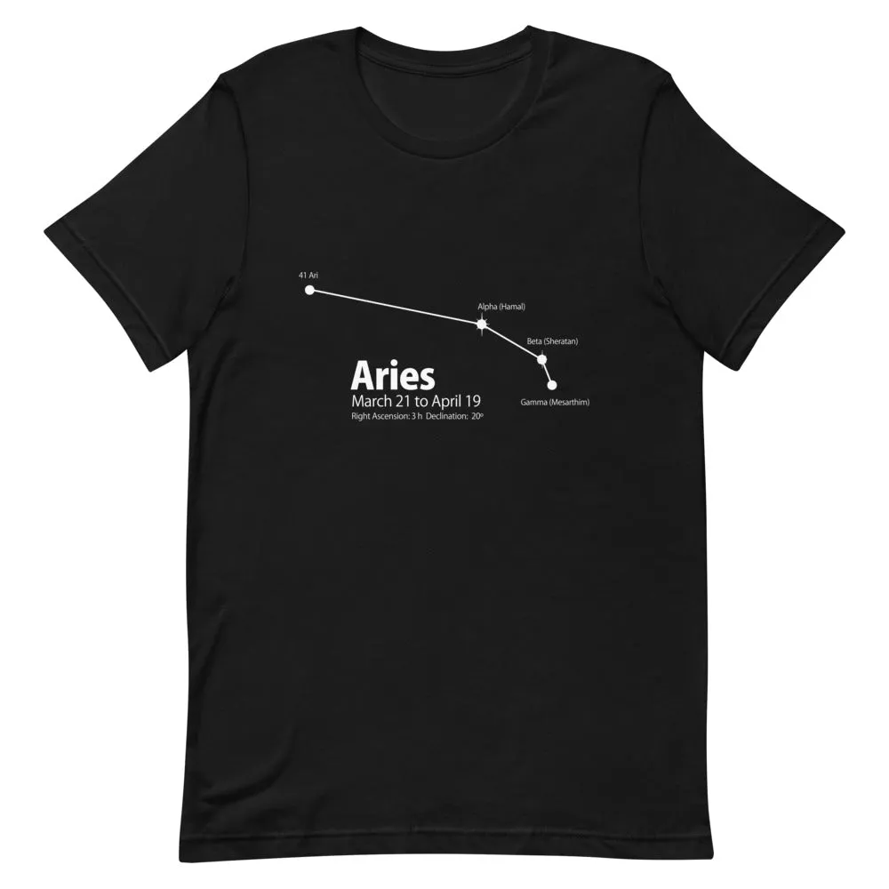 Aries Constellation Short-Sleeve Unisex T-Shirt