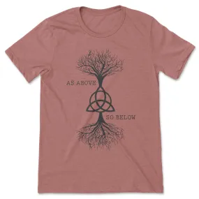 As Above So Below Unisex Short Sleeve Shirt