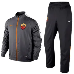 As Roma Grey Presentation Soccer Tracksuit 2015 - Nike