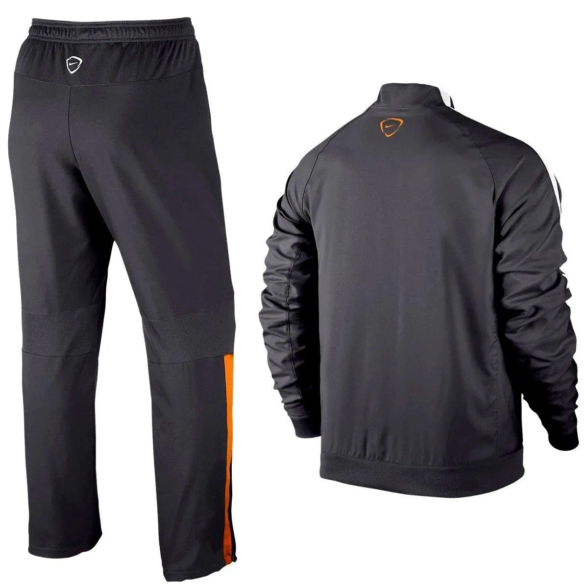 As Roma Grey Presentation Soccer Tracksuit 2015 - Nike