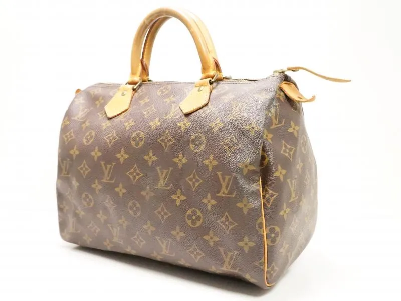 Authentic Pre-owned Louis Vuitton Vintage Lv Monogram Speedy 30 Hand Bag Duffle M41526 M41108 210077