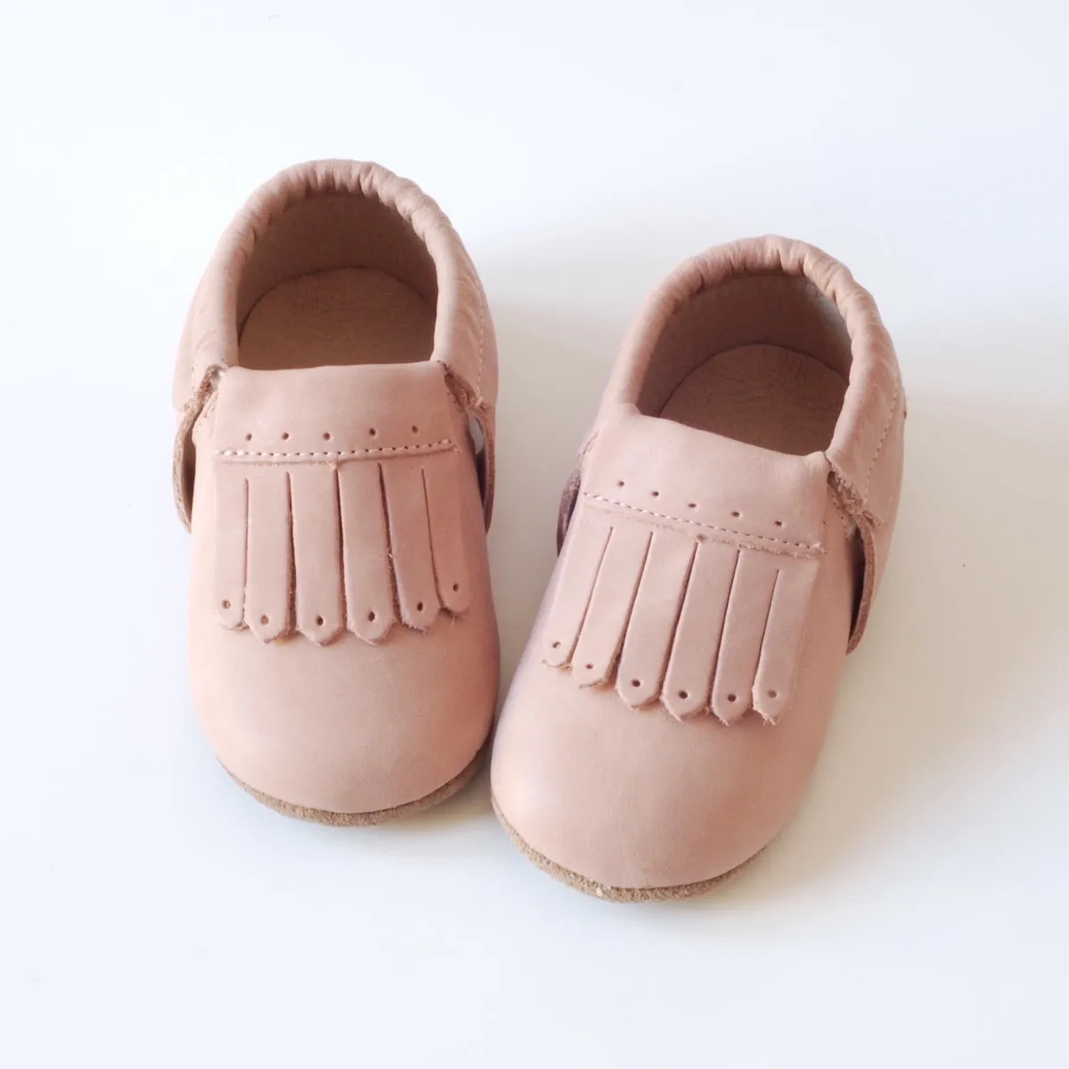 Baby Loafers - Old Rose