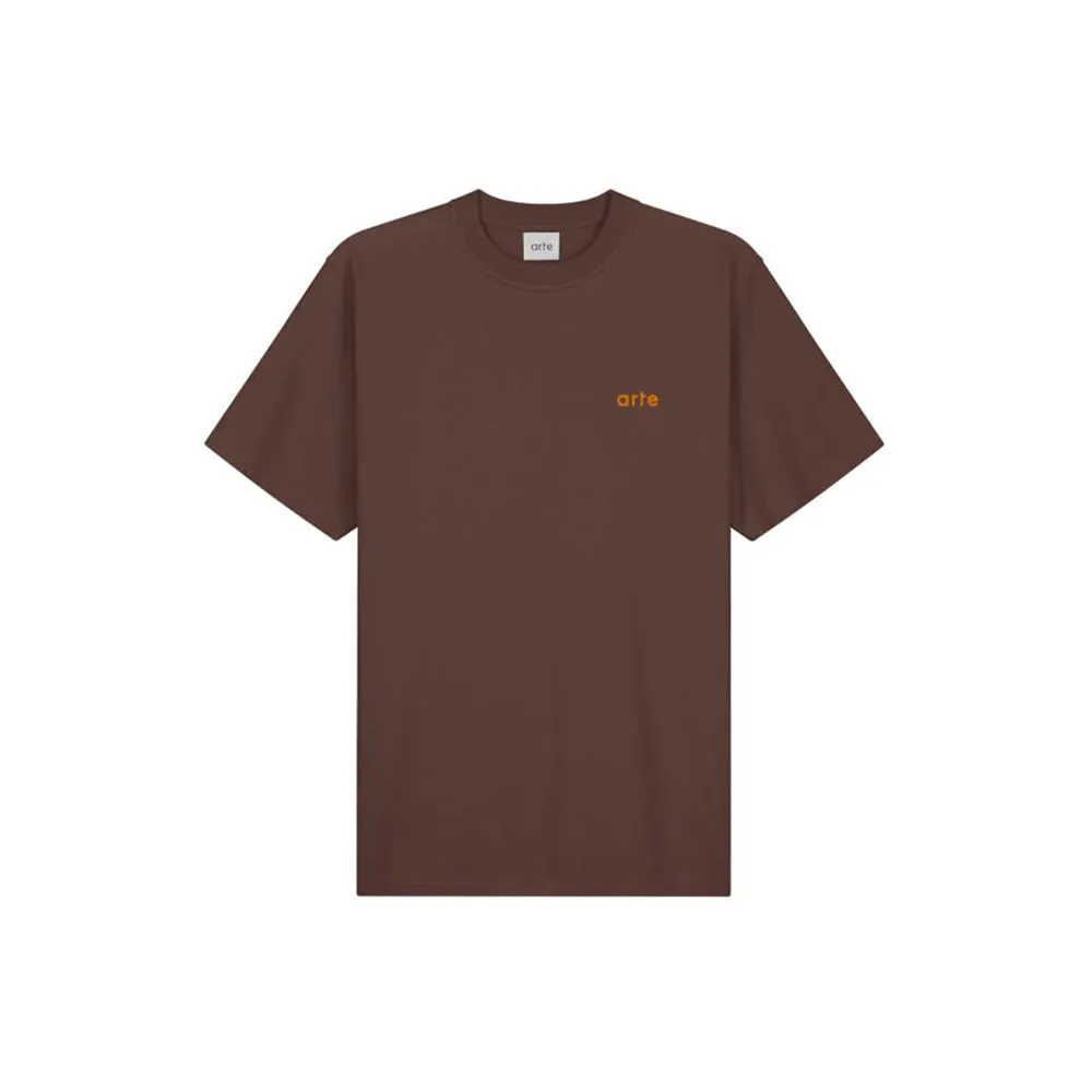 Back Close Flower T-Shirt (Brown)