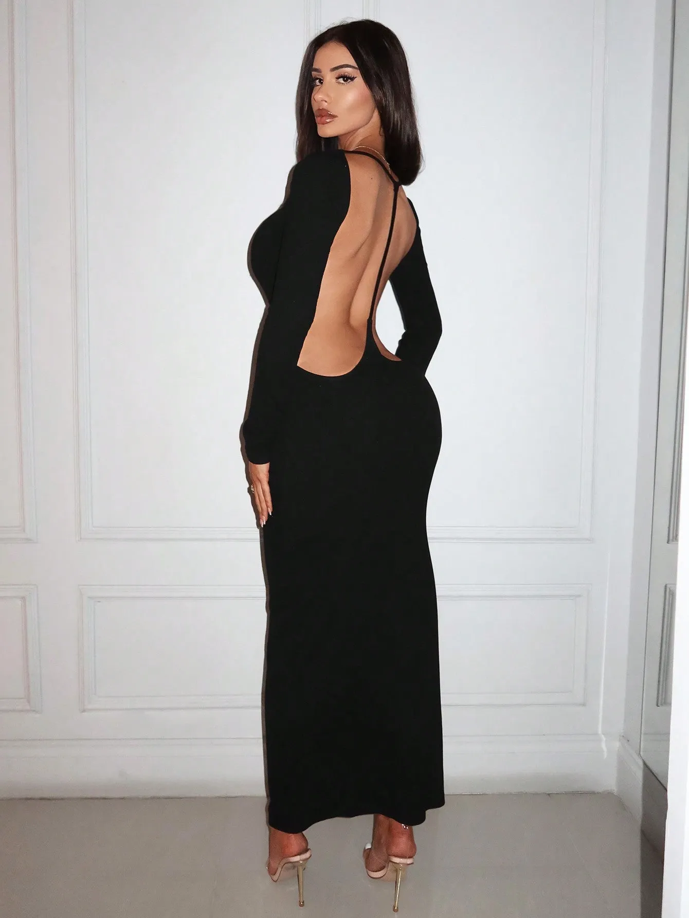 Backless Cocktail Evening Party Dress