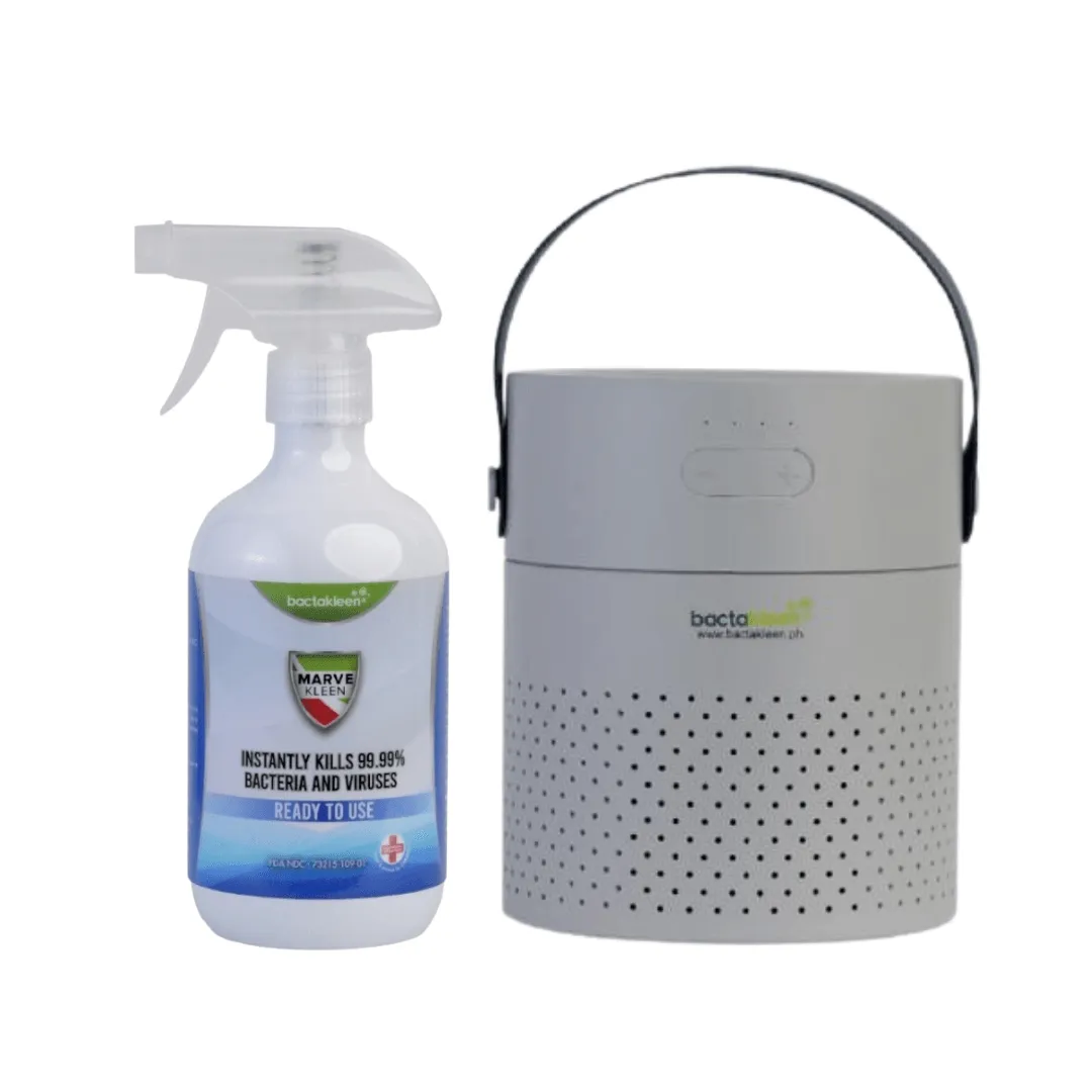 Bactakleen Duo Humidifier with Marvekleen 500ml Bundle