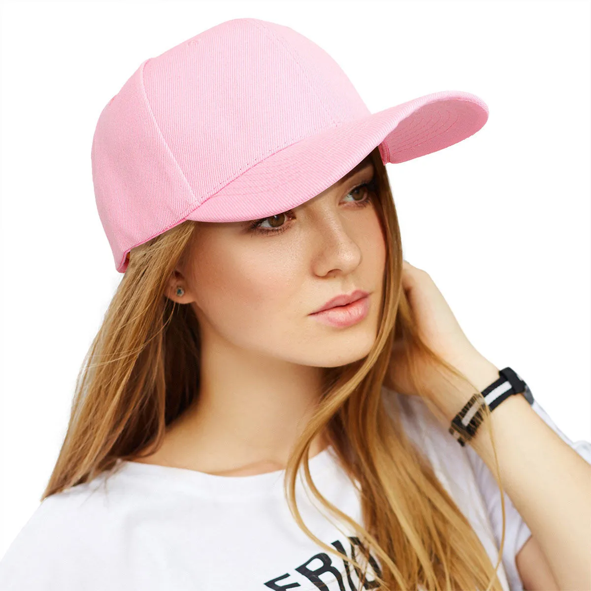 Bad Hair Days Baseball Cap - Pink