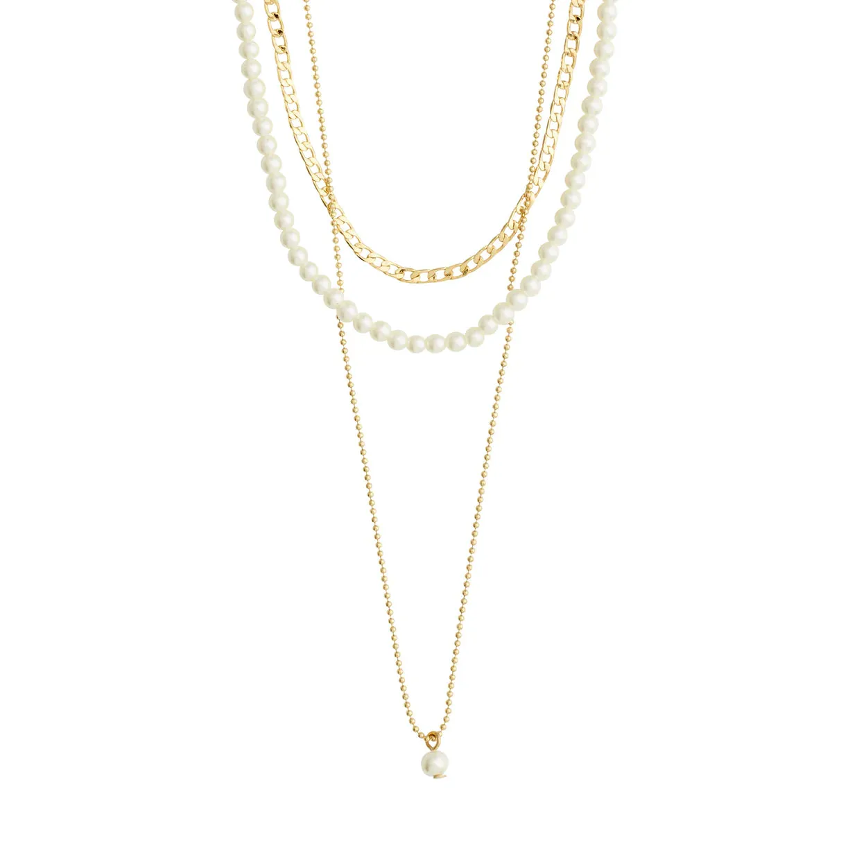 Baker Gold Plated 3-in-1 Necklace Set