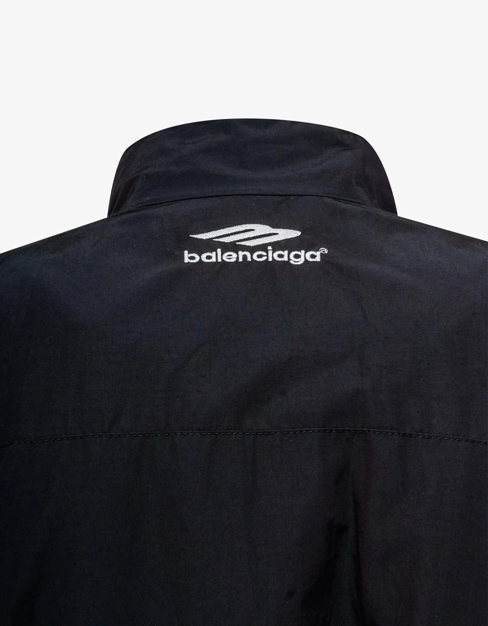 Balenciaga Black Patched Tracksuit Jacket