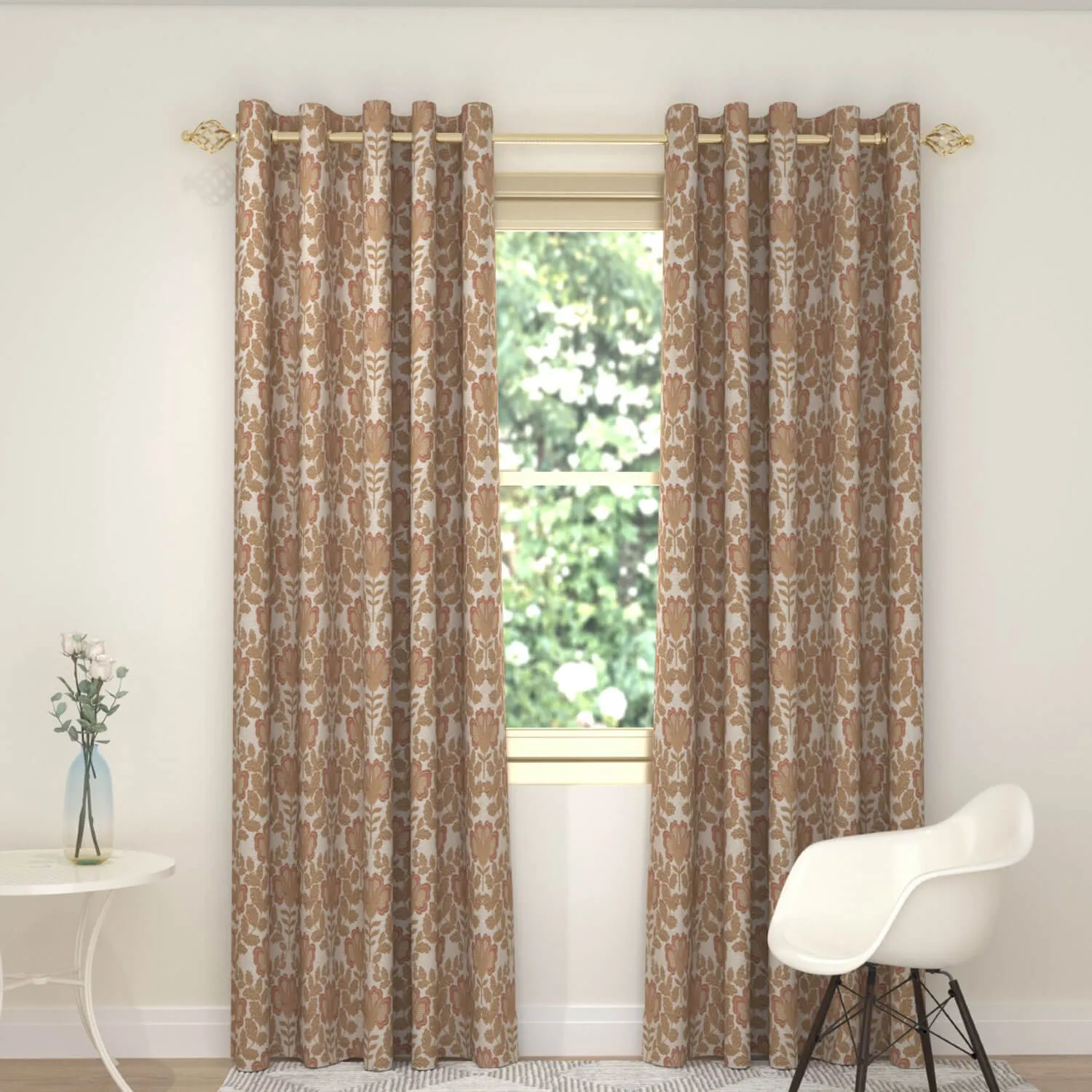 Bali Interline Readymade Curtain - 90x90 - Natural