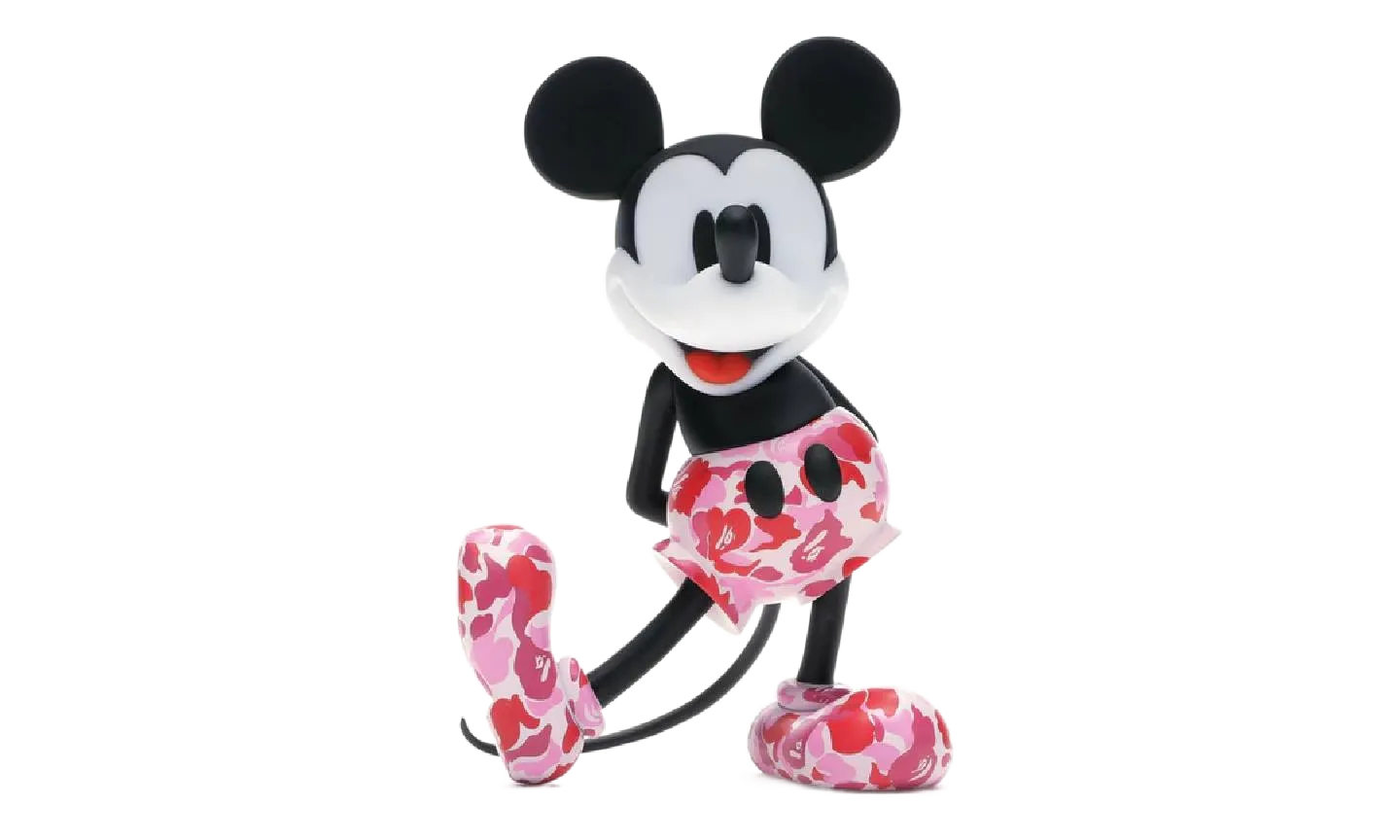 Bape x Mickey Mouse 90th Anniversary Figure Red Camo