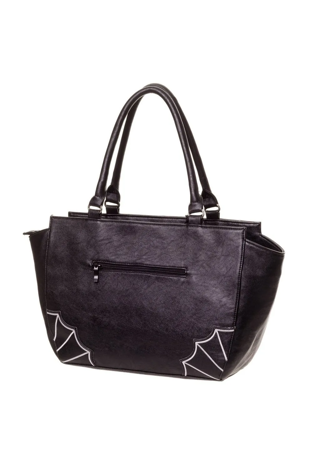 Bats handbag blk & wht