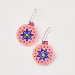 Bauble Earrings -Pink