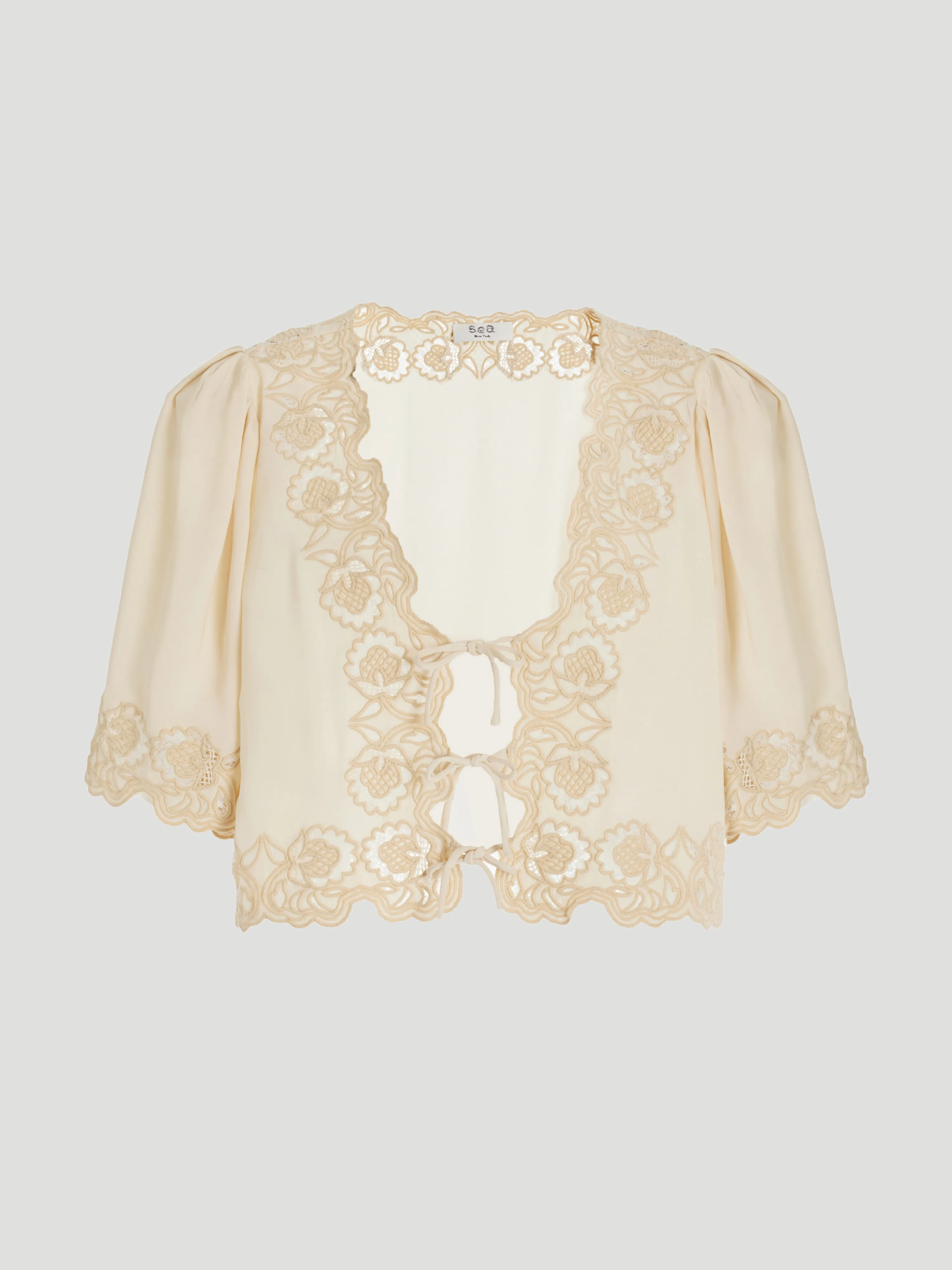 Baylin Lace Top in Cream