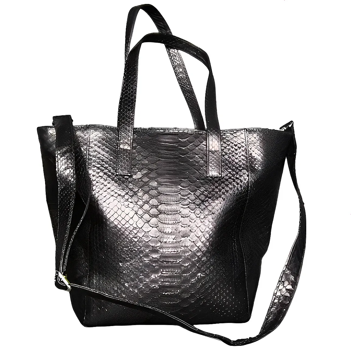 Black Shopper Tote Bag