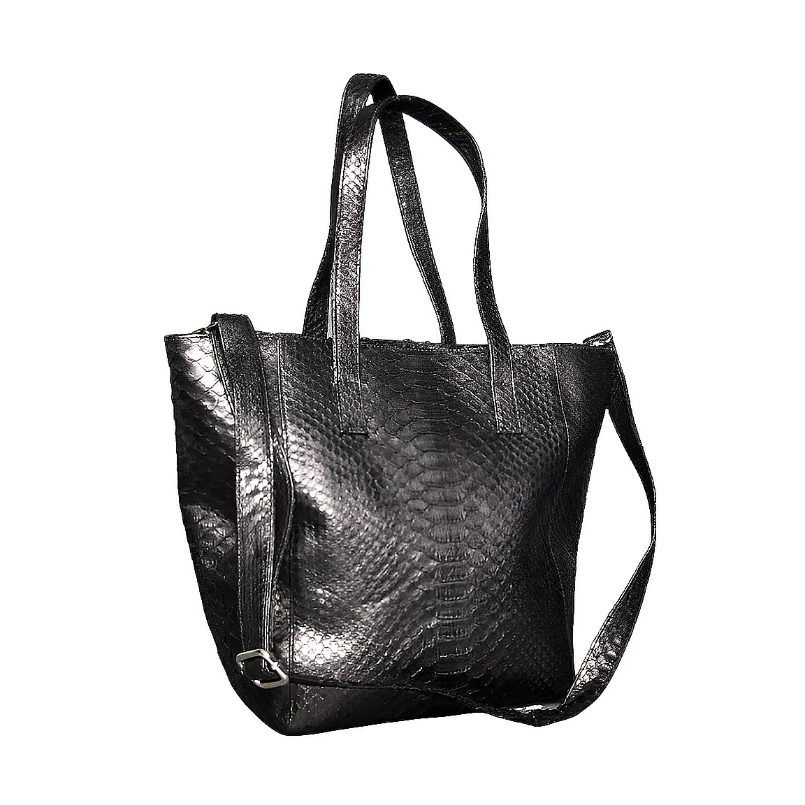 Black Shopper Tote Bag