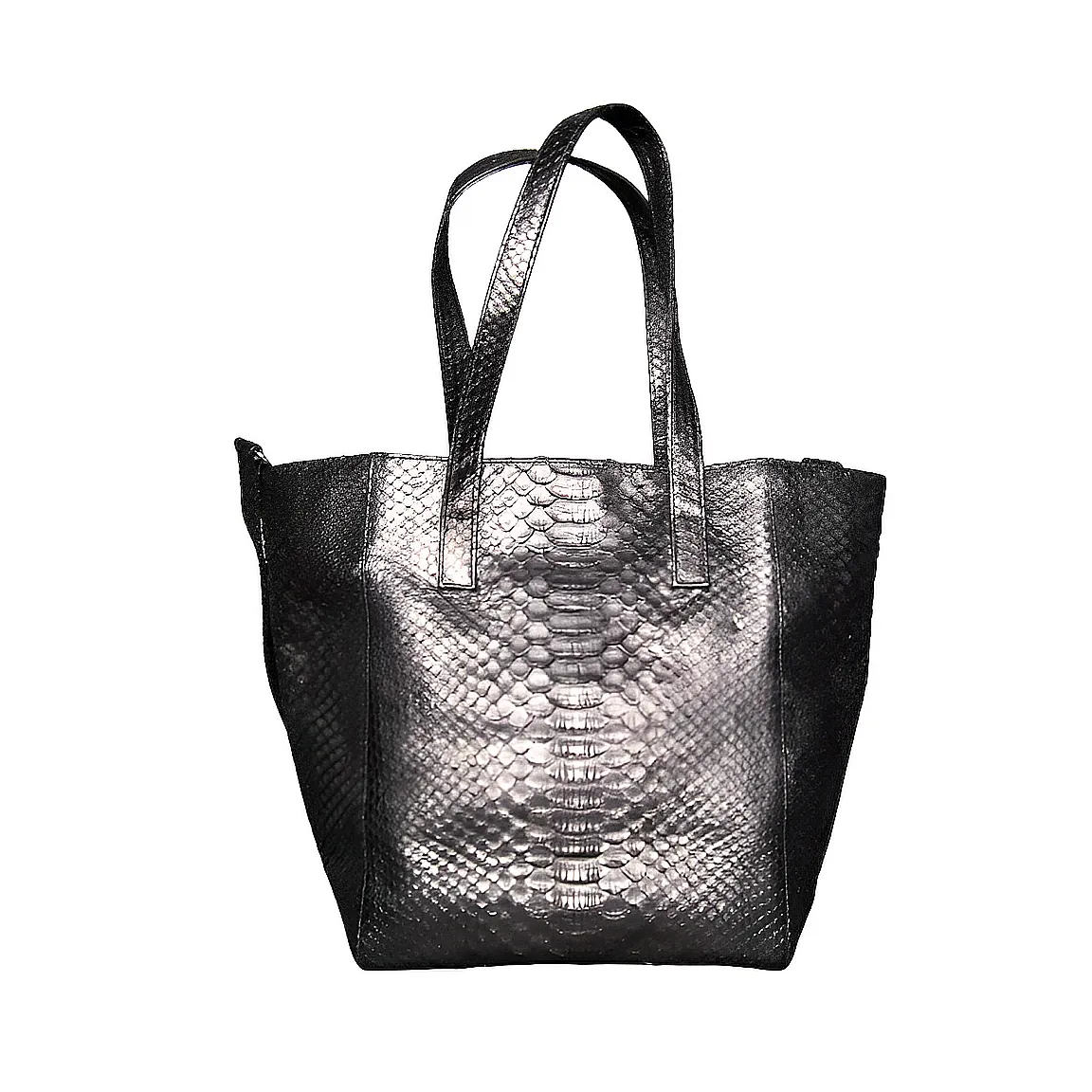 Black Shopper Tote Bag