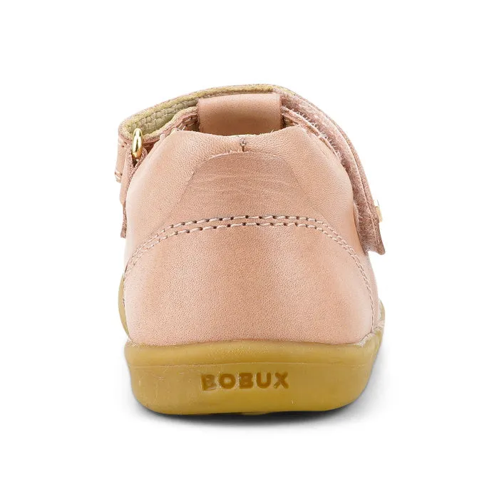 Bobux Iwalk IW Louise T-Bar Pink Dusk Pearl