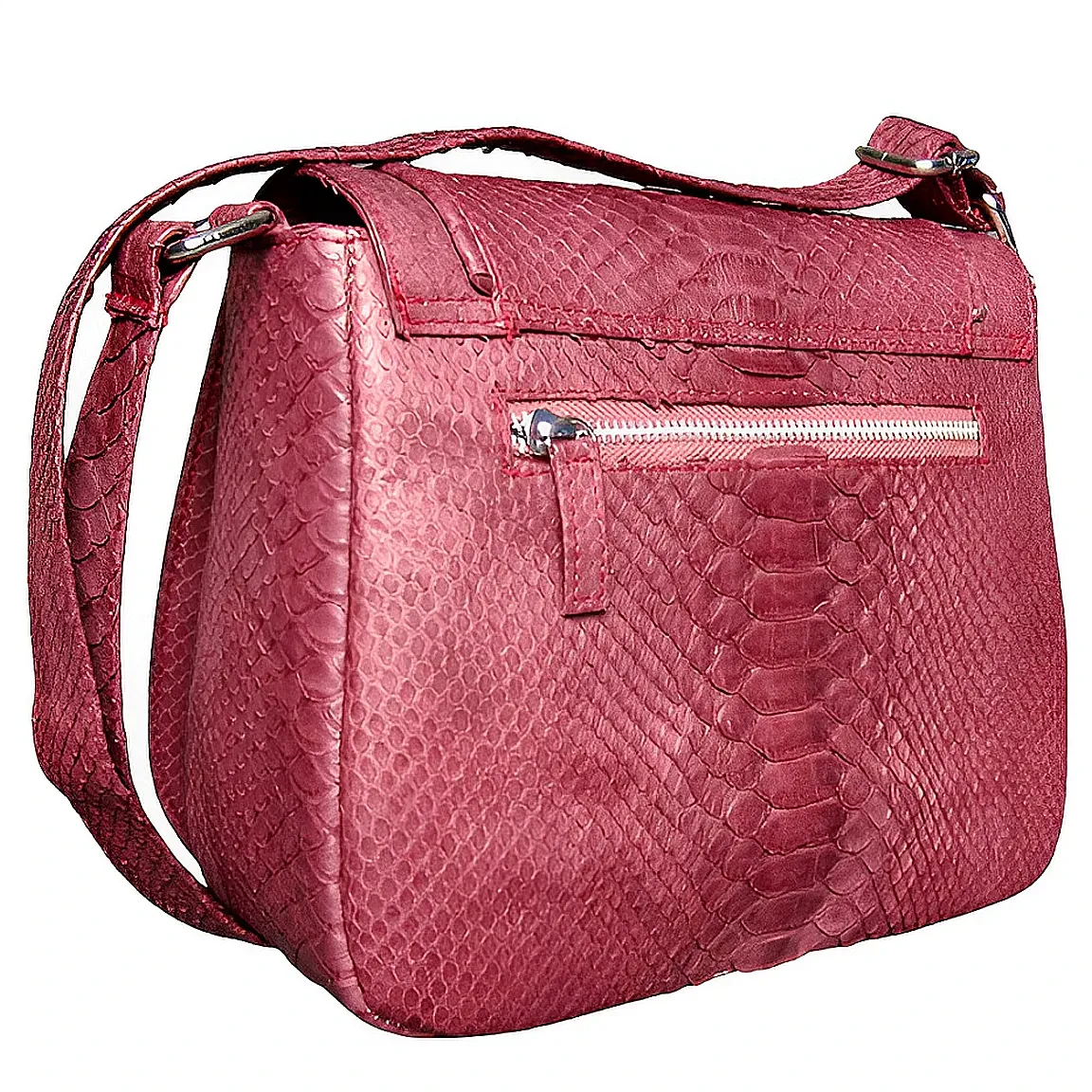 Burgundy Saddle Bag