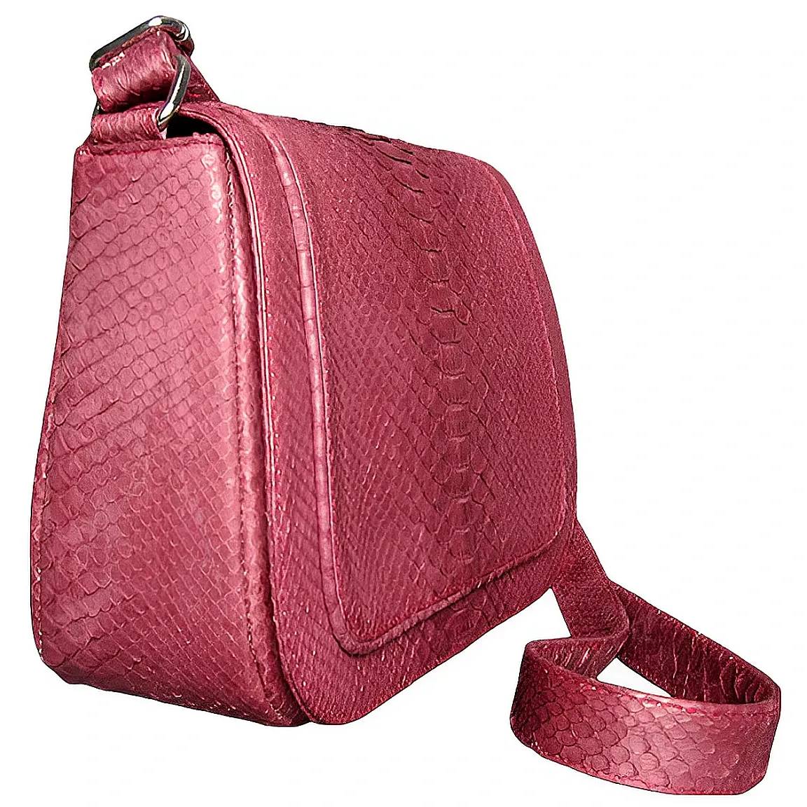 Burgundy Saddle Bag