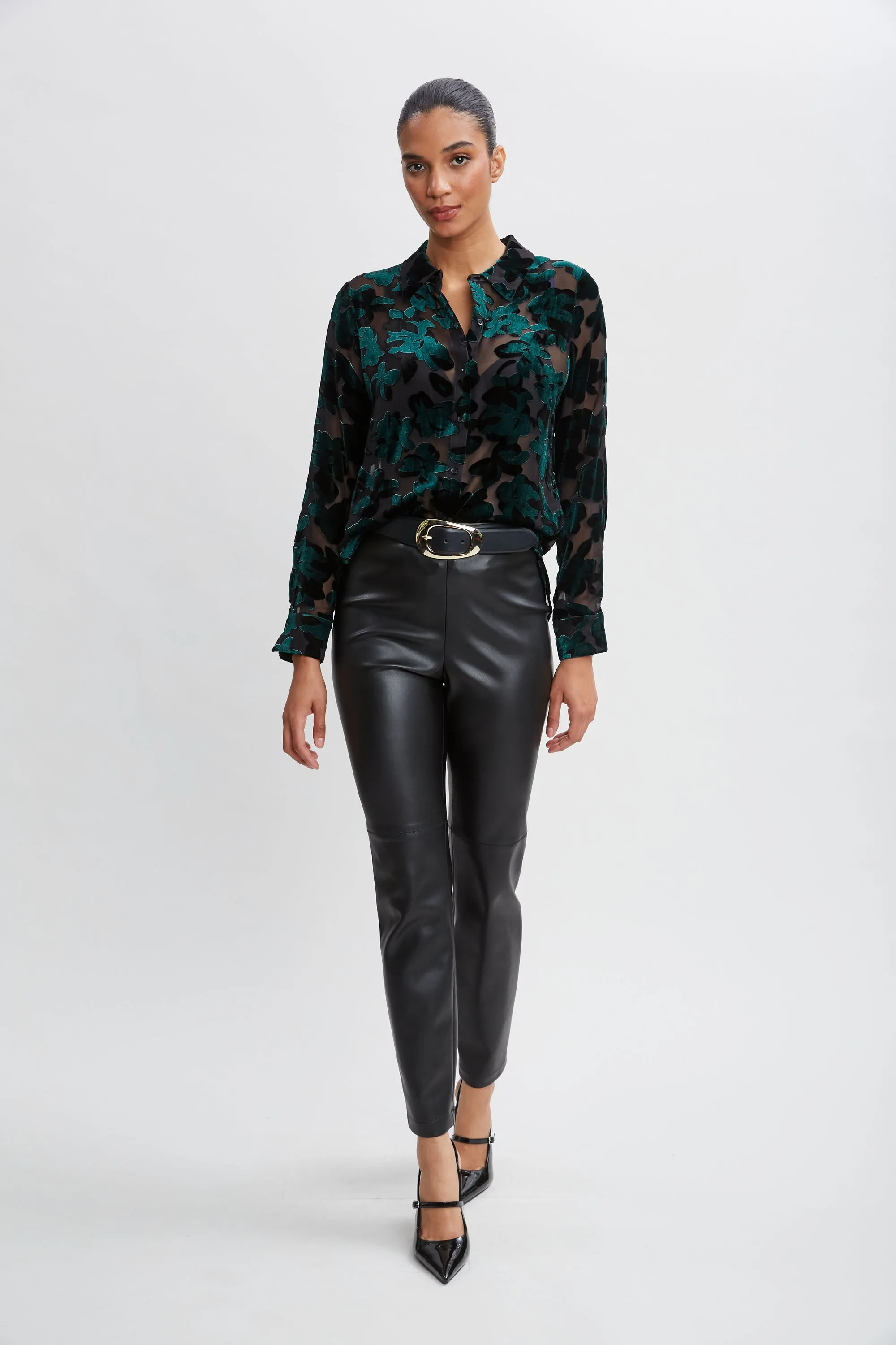 Burnout Velvet Shirt