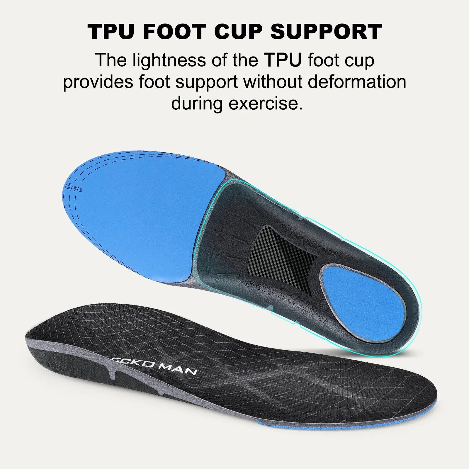 Carbon Fiber Insoles - Black