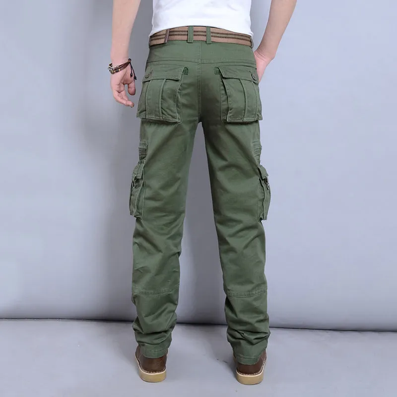 Casual Outdoor Pocket Solid Color Men Pants