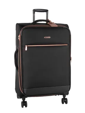 Cellini Allure Ladies 4 Wheel Medium Trolley | Silk Black