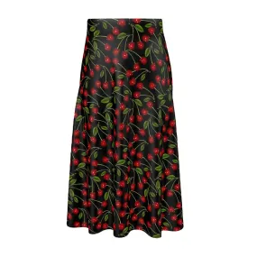 Cherry Bomb Midi Skirt