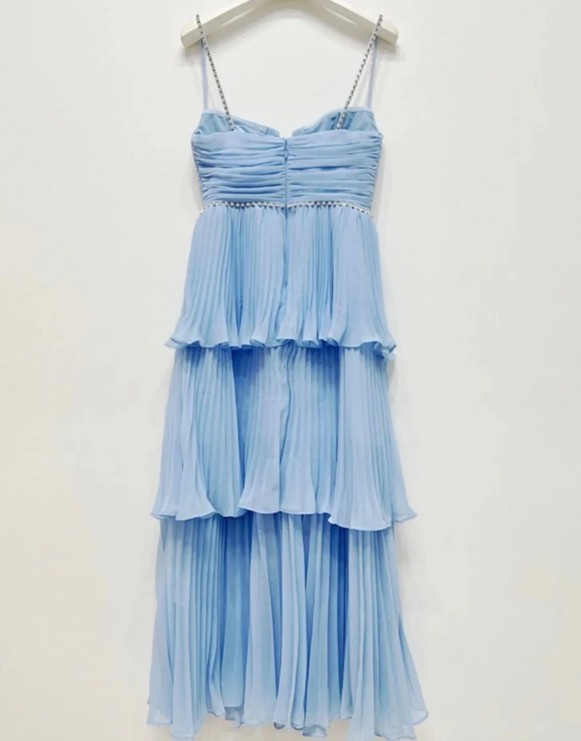 Chiffon tiered dress