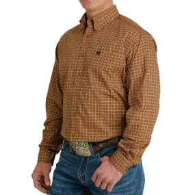 Cinch Men's Diamond Print Button-Down Shirt