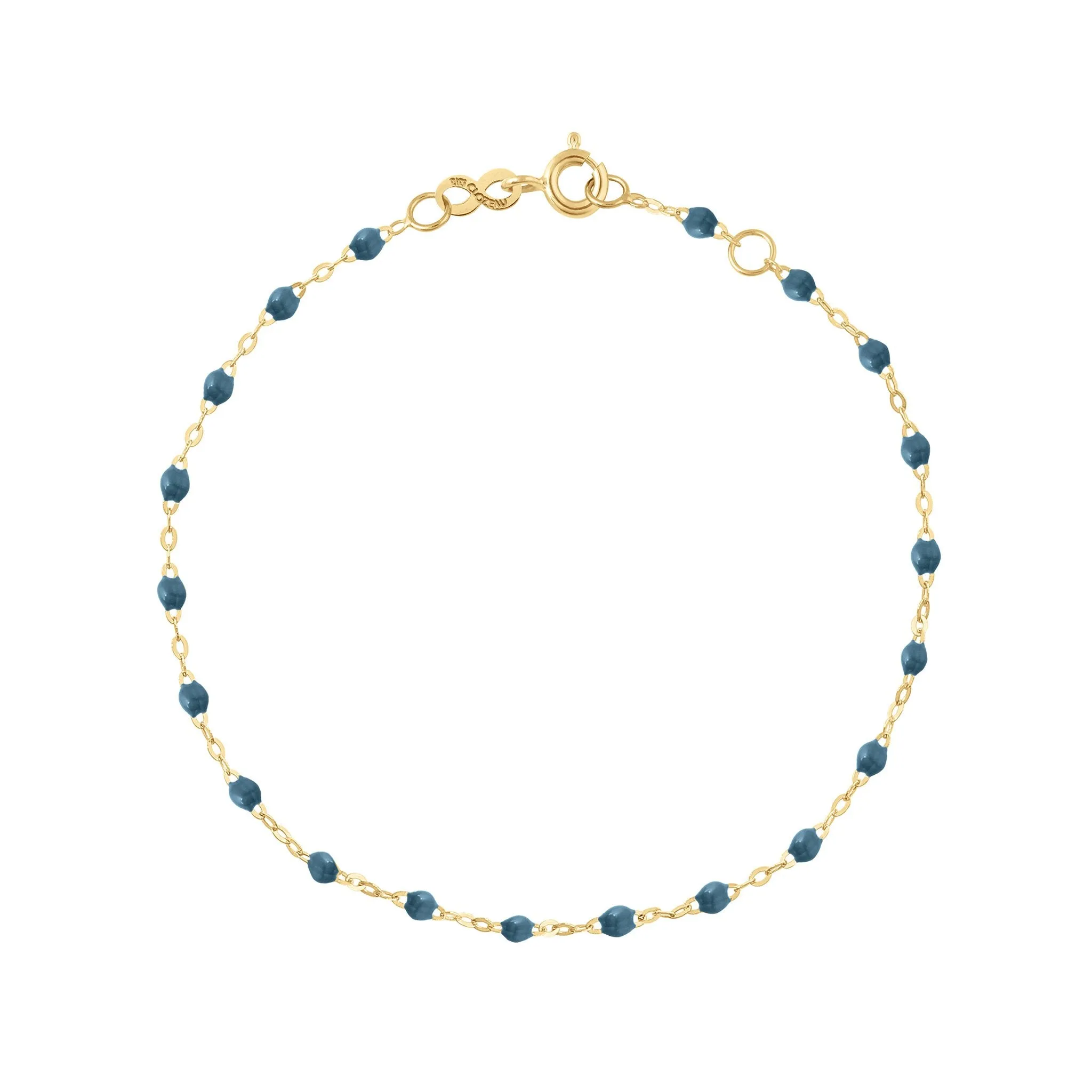 Classic Gigi Jeans bracelet, Yellow Gold, 5.9"