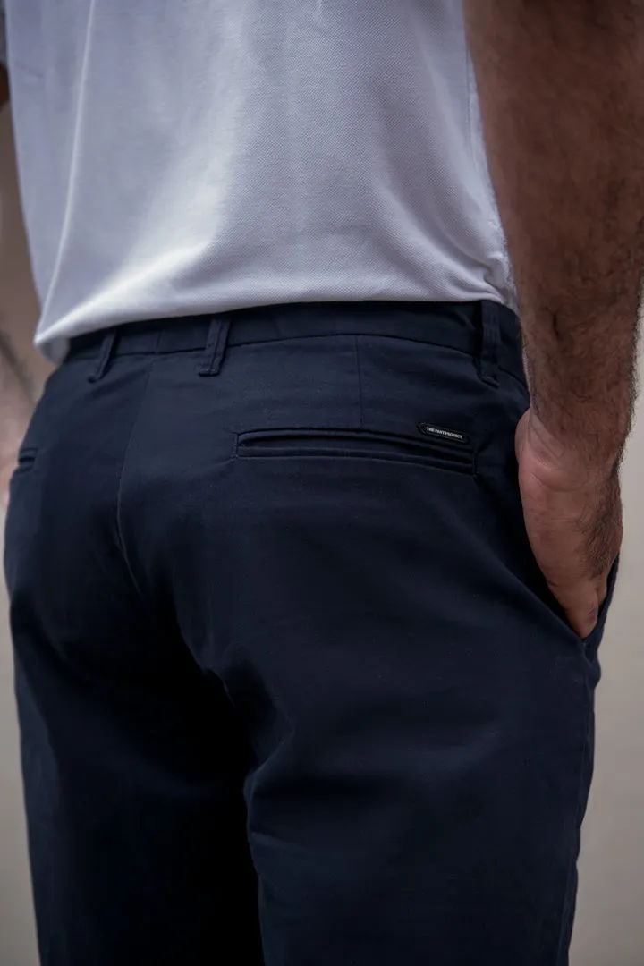 Classic Navy Stretch Chino Shorts