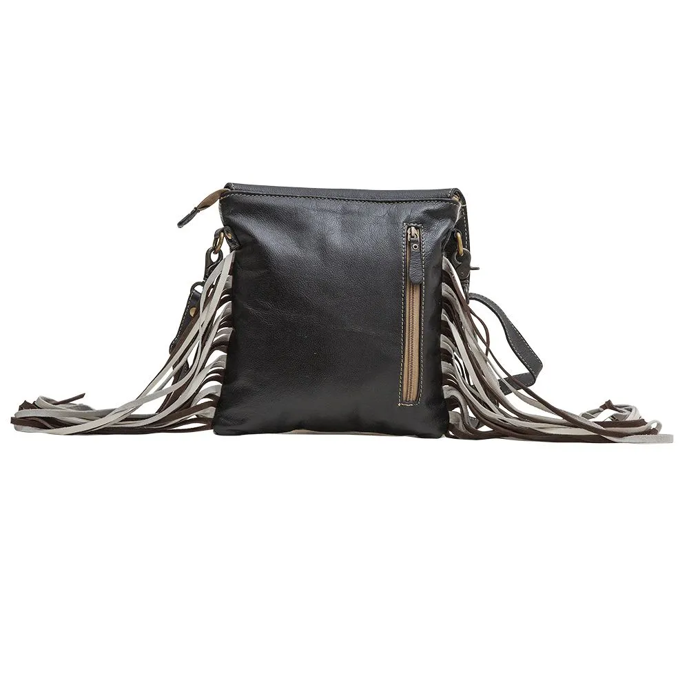 Concealed Carry Roan Fringe Crossbody Handbag