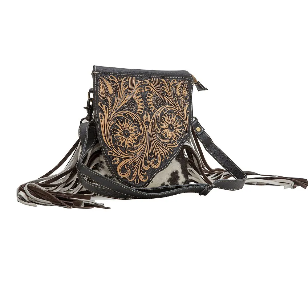 Concealed Carry Roan Fringe Crossbody Handbag