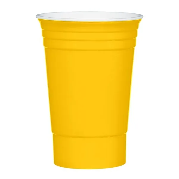 Cup and Lid Set  - Yellow Cheers